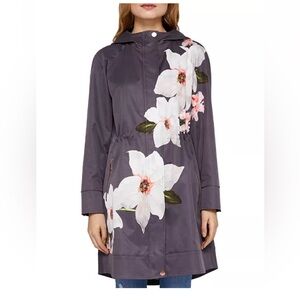 BRAND NEW Ted Baker Nannci Chatsworth Bloom Rain Waterproof Parka Coat